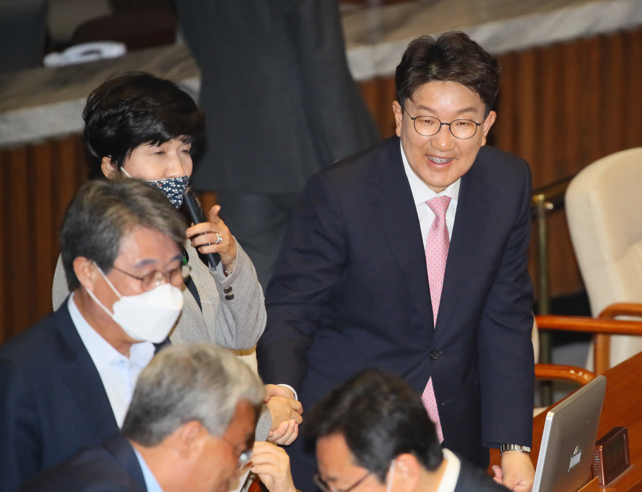 4·15총선에서 강원 강릉에 무소속 출마해 당선된 권성동 의원 [연합]