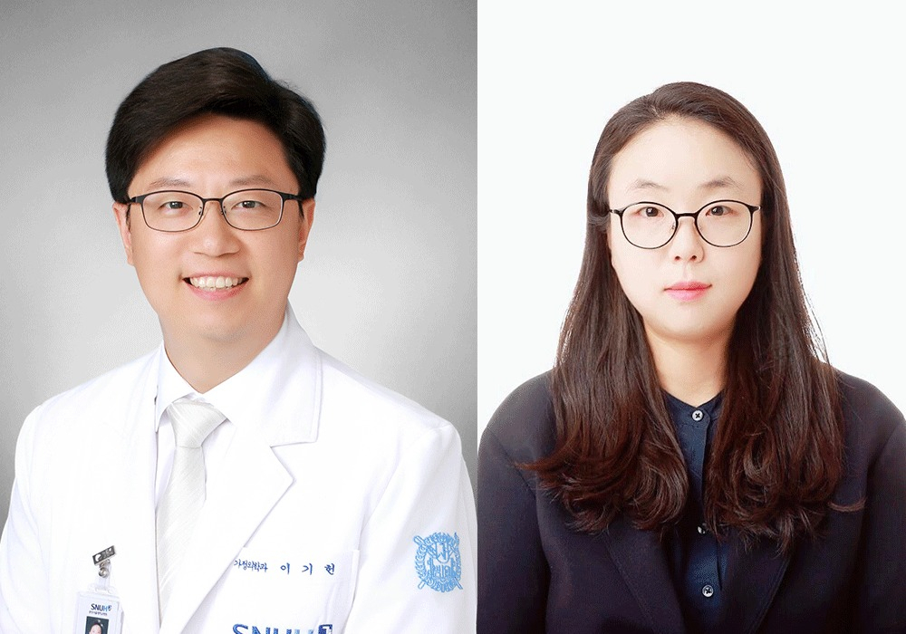 왼쪽부터 분당서울대병원 가정의학과 이기헌 교수, 연구 1저자 김춘영 전문의