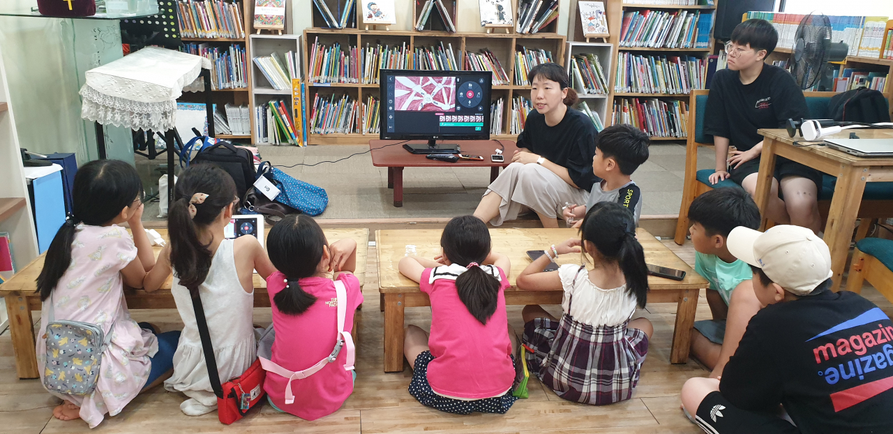 2019년 여름 종암동에 있는 기쁨동네배움터에서 열린 동네배움터 활동 모습. [성북구 제공]