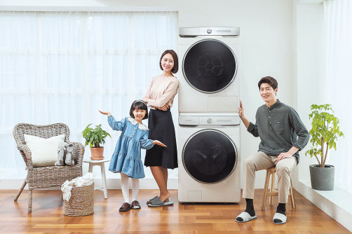 삼성 그랑데 AI 건조기·세탁기 라이프스타일 이미지. [삼성전자 제공]