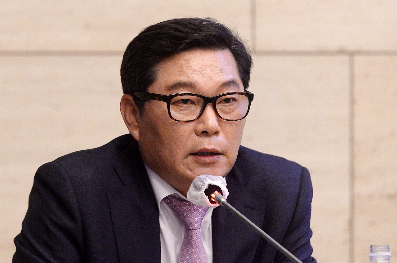 지난 28일 오후 서울 중구 대한상공회의소 의원회의실에서 열린 ‘헤럴드 부동산포럼 2020’ 토론회에서 곽창석 도시와공간 대표가 발언하고 있다. [사진=이상섭 기자]