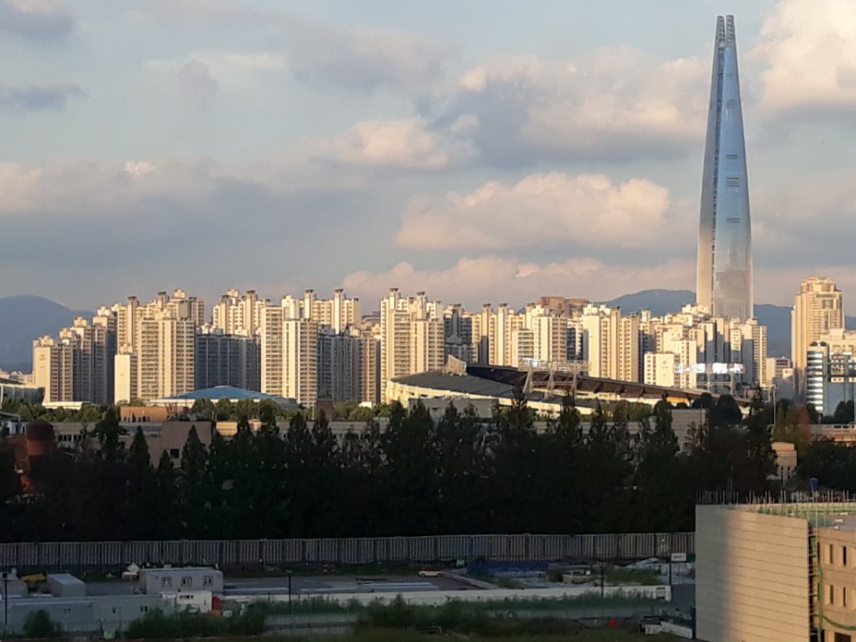 서울 송파구 잠실동 일대 아파트 밀집지역의 모습. [해럴드경제DB]