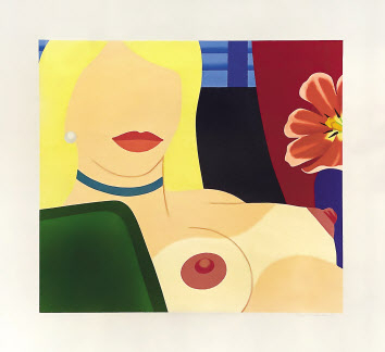 탐 웨슬만, From Nude Painting Print, 46.5&times;51cm (35/50), 캔버스에 유채, 1980