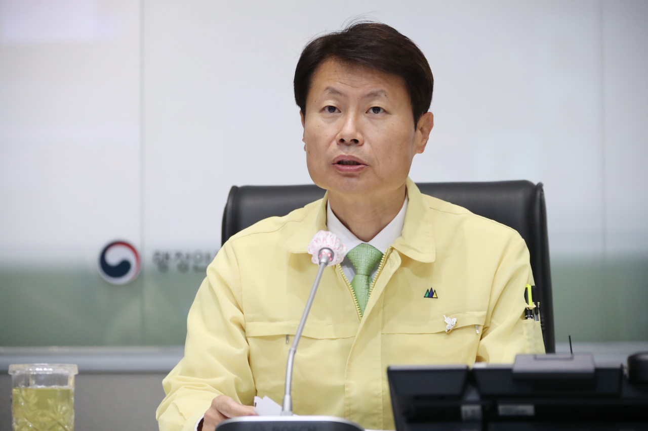 김강립 중앙재난안전대책본부 제1총괄조정관(보건복지부 차관).[연합]