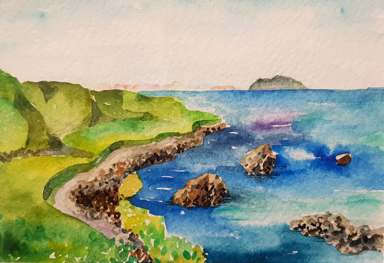 제주 애월 한담산책로. 이예린 작.