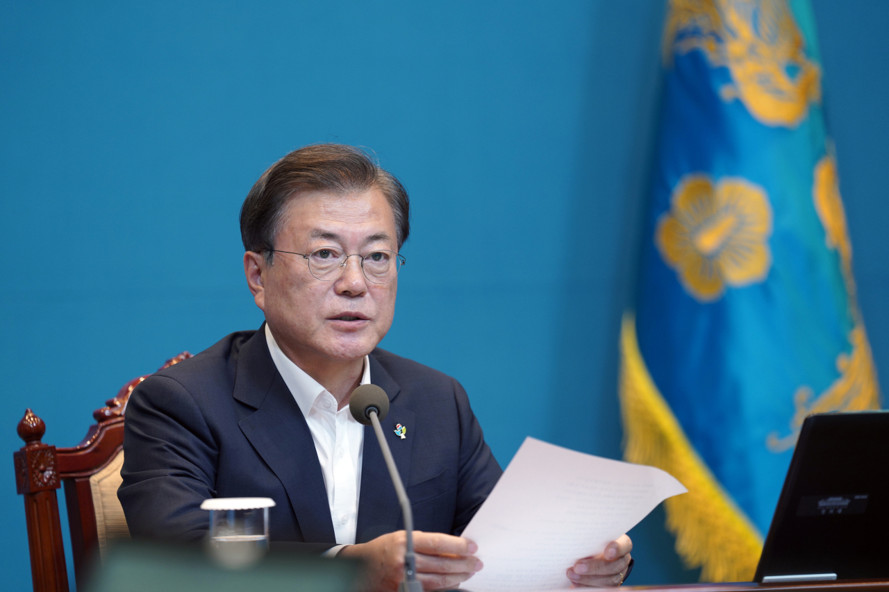 President Moon Jae-in. Yonhap