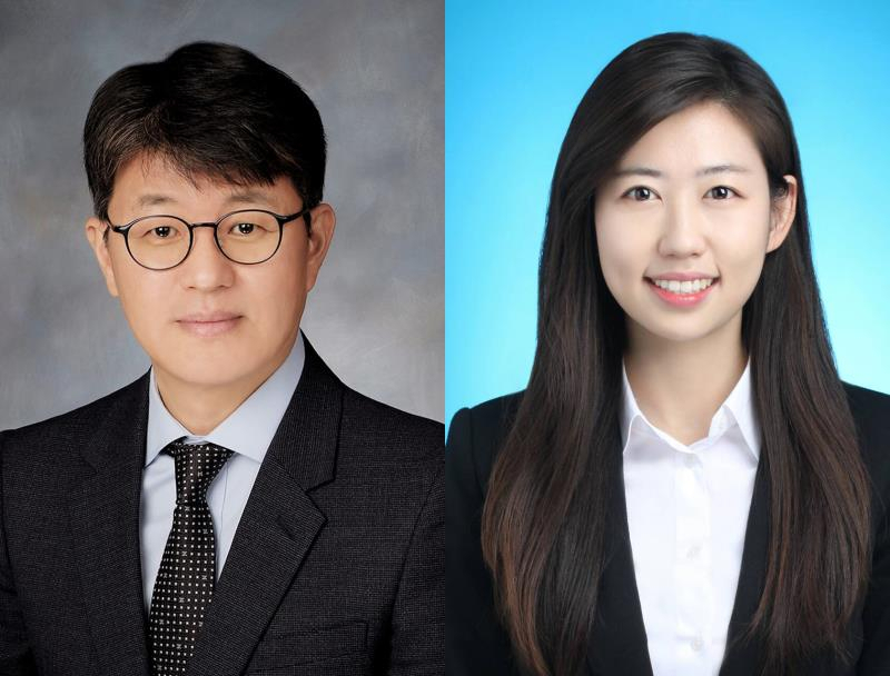 인하대 생명과학과 조장천 교수〈사진 왼쪽〉와 문기라 박사