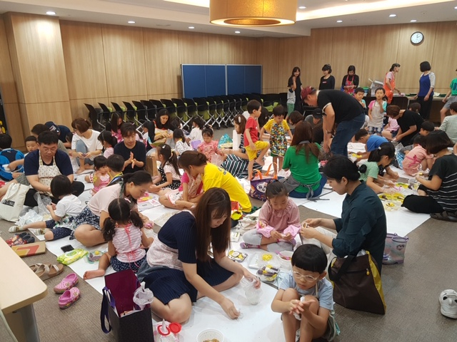 아파트 유휴공간에서 열린 유아 교육 프로그램. [영등포구 제공]