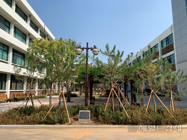 동작구가 동작초등학교에 지난해 조성한 에코스쿨.