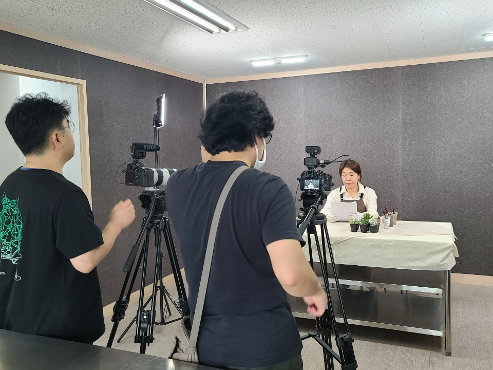슬기로운 진로체험 촬영 장면. [양천구 제공]