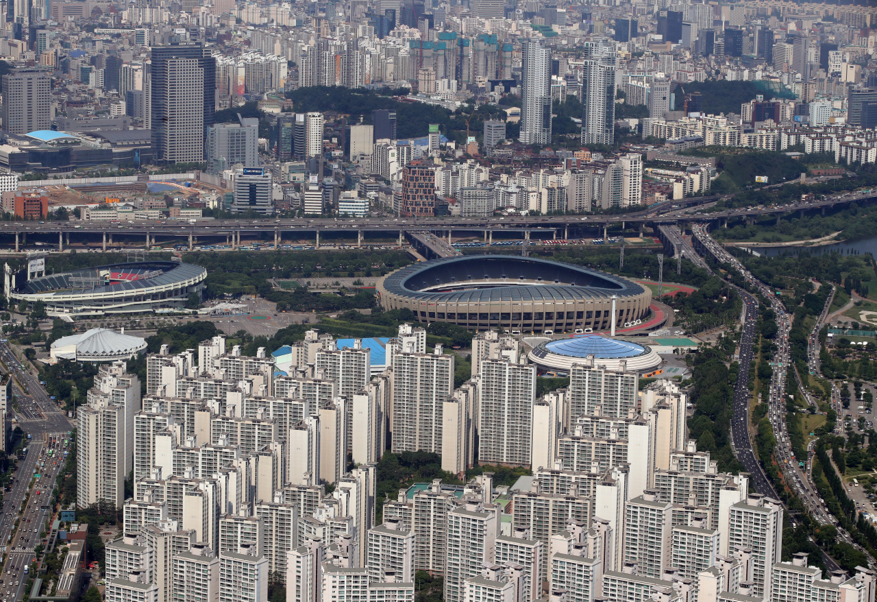 서울 송파구 아파트 단지 일대. 연합뉴스