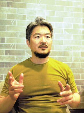 한용희 캐롯손해보험 디지털혁신본부 본부장이 15일 헤럴드경제와 인터뷰를 하고 있다.