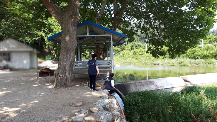 경기도특사경 현장점검. [경기도 제공]