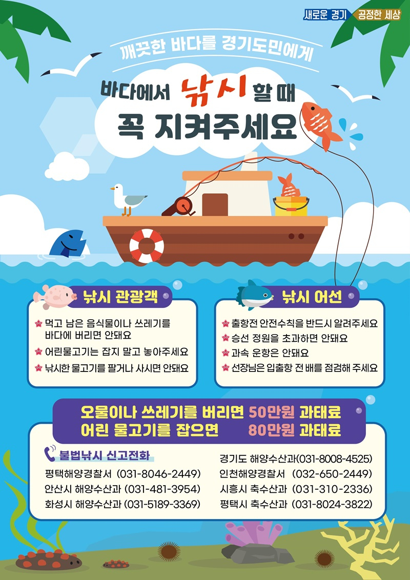 경기도는 도내 낚시어선을 대상으로 찾아가는 낚시어선 교육을 추진한다. [경기도 제공]