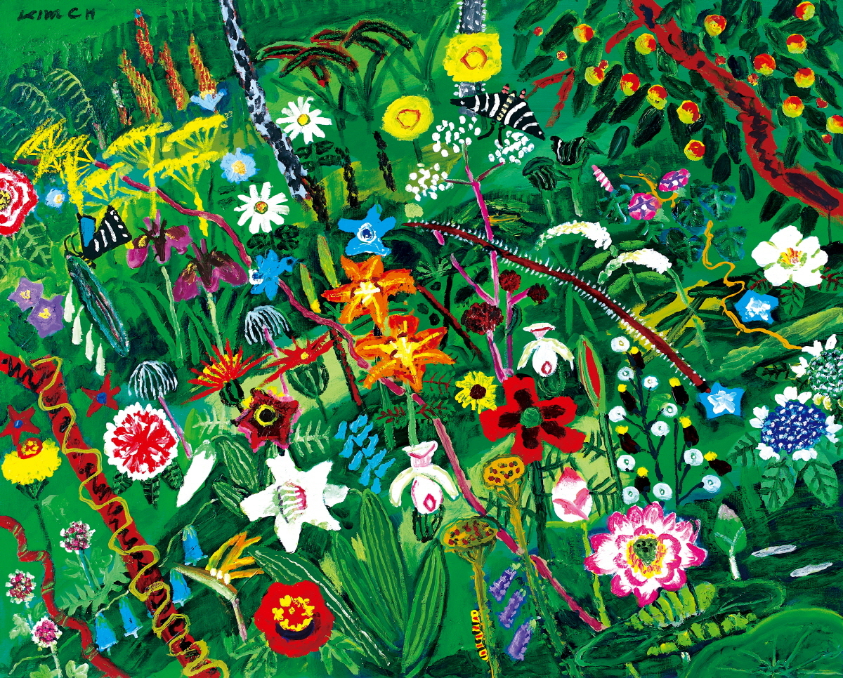 김종학, 녹음방초, 캔버스에 유채, 아크릴, 130.3&times;162.2cm (100), 2010