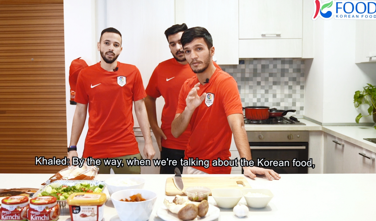 UAE 피트니스 인플루언서 연계 K-FOOD 홍보행사. [aT 제공]