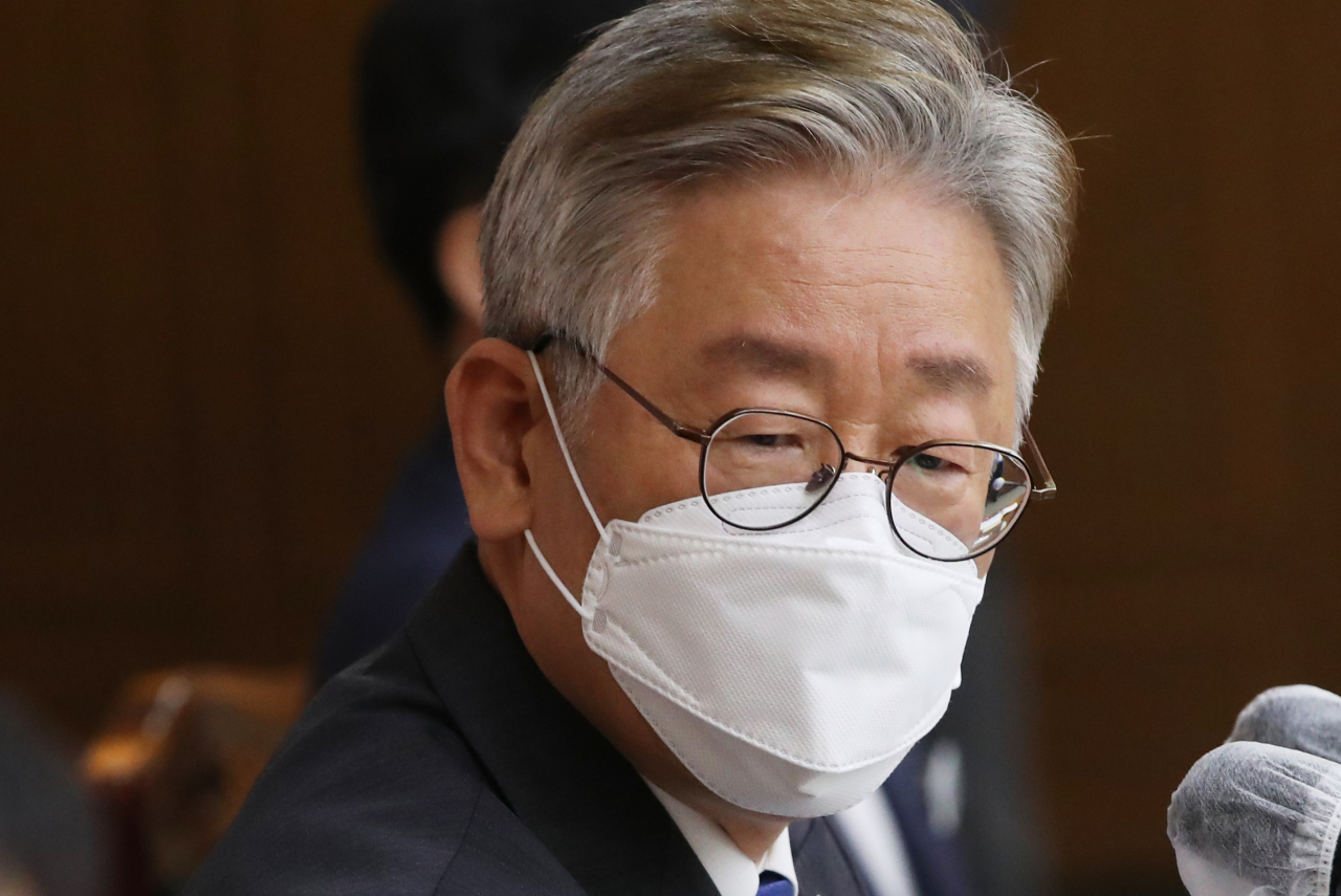 이재명 경기도지사가 [연합]