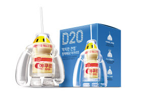 빙그레 더위사냥 캐릭터(왼쪽부터 시계방향), 한국야쿠르트 캐릭터 ‘야쿠르트 D20’, 너구리 캐릭터.