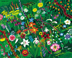 김종학, 녹음방초, 캔버스에 유채, 아크릴, 130.3&times;162.2cm (100), 2010