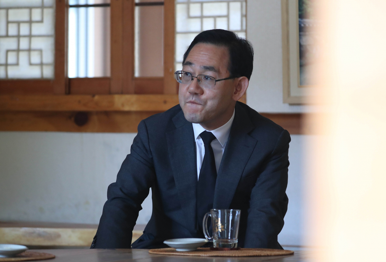 미래통합당 주호영 원내대표 [연합]