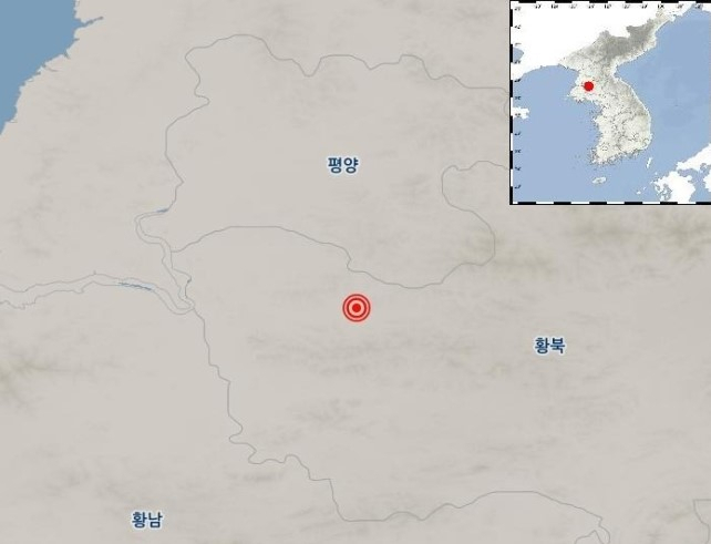 진앙지 위치도 [기상청 제공]