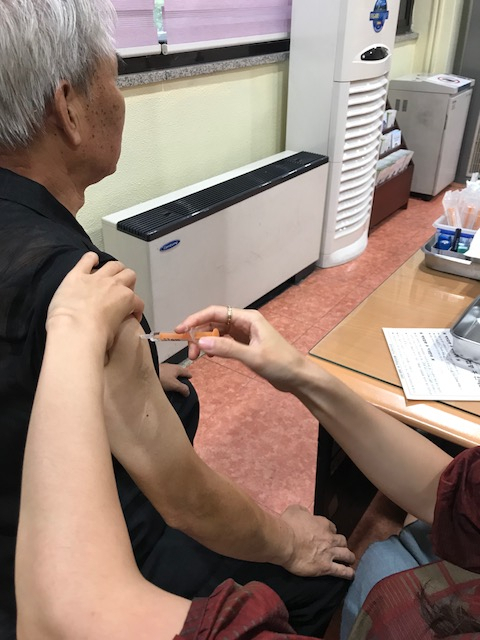 보건소 예방접종 모습. [강서구 제공]