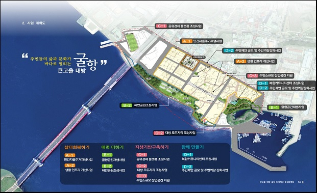 지난 2018년 도시재생 뉴딜사업 선정된 경남 사천시 대방동 일원 [주택도시보증공사(HUG) 제공]