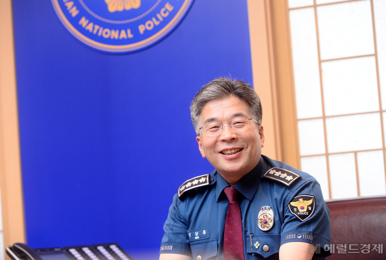 민갑룡 경찰청장. 이상섭 기자/babtong@heraldcorp.com