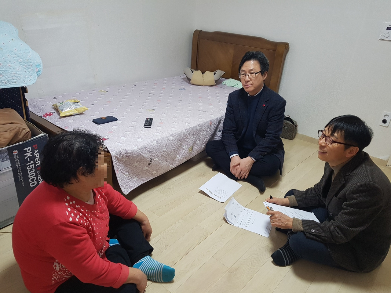복지대상자 방문상담 모습. [강서구 제공]