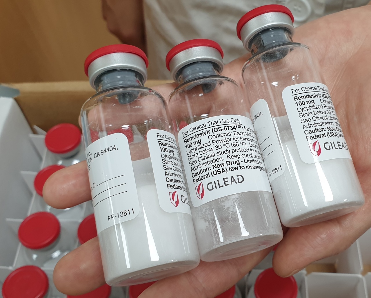 Remdesivir (courtesy of Seoul National University Hospital)
