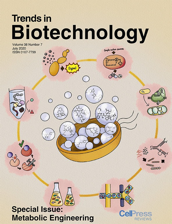 이번 연구성과가 게재된 국제학술지 '생명공학의 동향' 7월호 표지.[KAIST 제공]