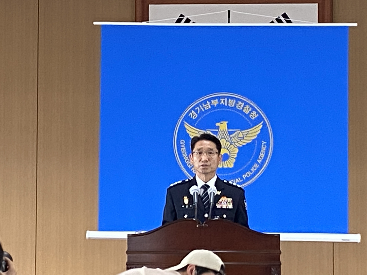 2일 오전 경기남부지방경찰청에서 배용주 경기남부지방경찰청장이 ‘이춘재 연쇄살인 사건’ 종합 수사 결과를 브리핑하고 있다. 주소현 기자/addressh@heraldcorp.com
