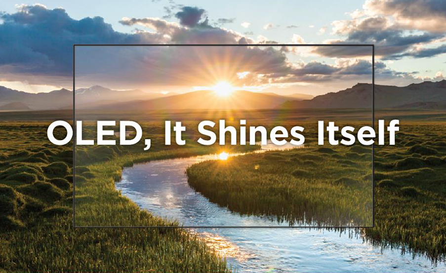 LG디스플레이의 새로운 브랜드 슬로건인 ‘OLED, It Shines Itself’[LG디스플레이 제공]
