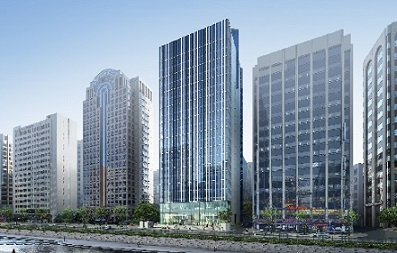 웰크론한텍이 리모델링공사를 수주한 ‘케이스퀘어시티’(조감도).