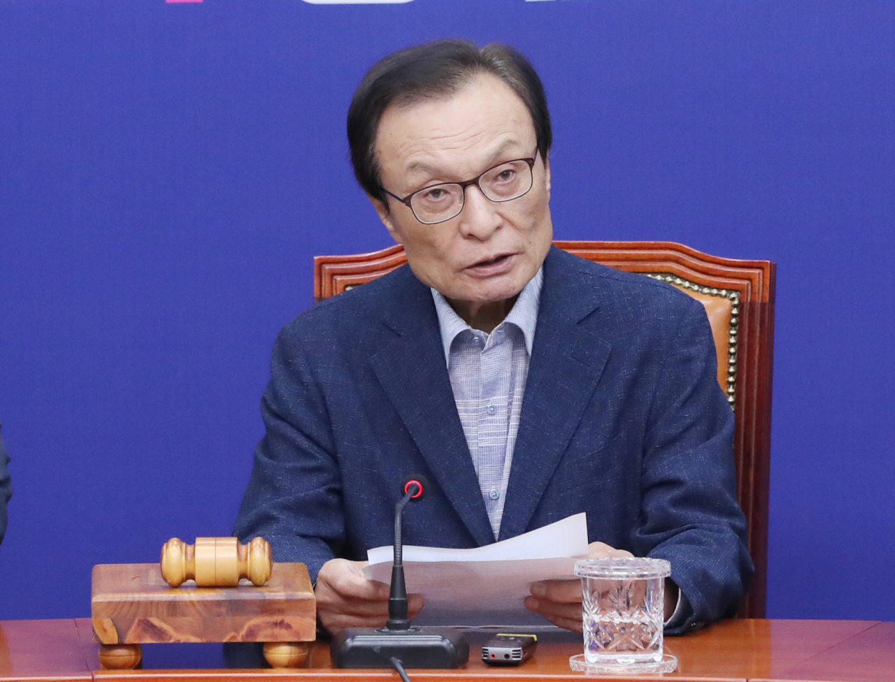 Ruling Democratic Party of Korea leader Lee Hae-chan (Yonhap)