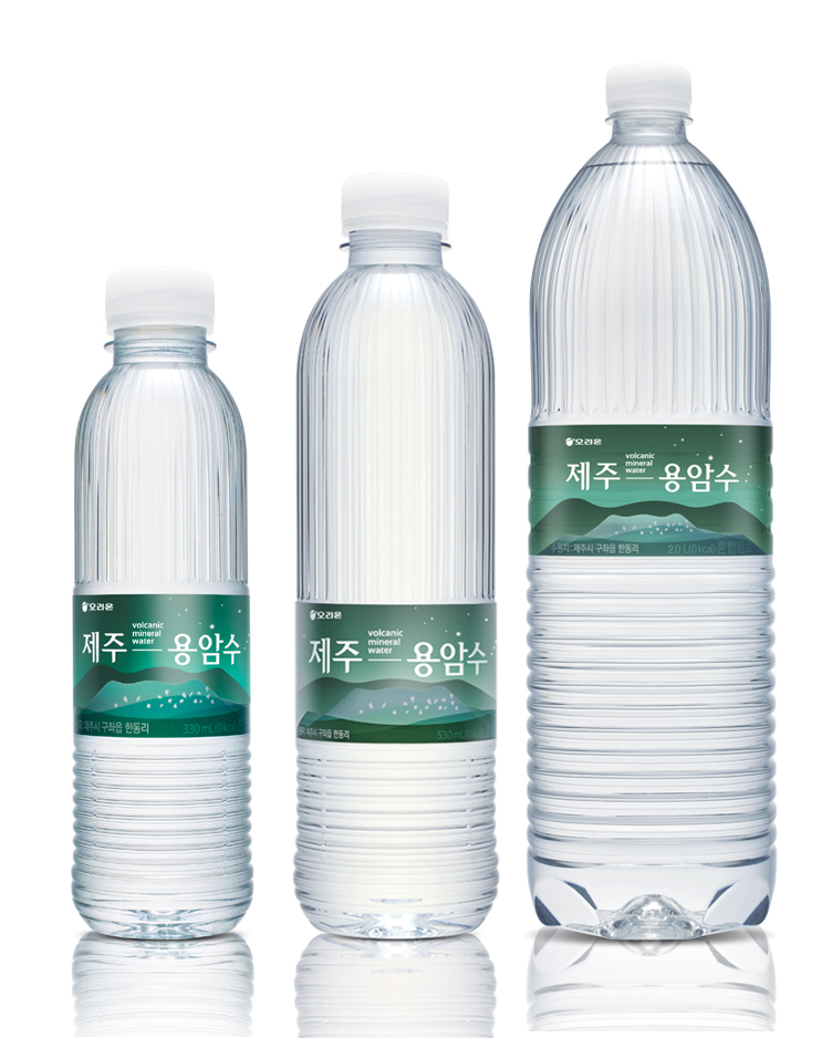오리온 제주용암수 제품 3종 이미지 [제공=오리온]