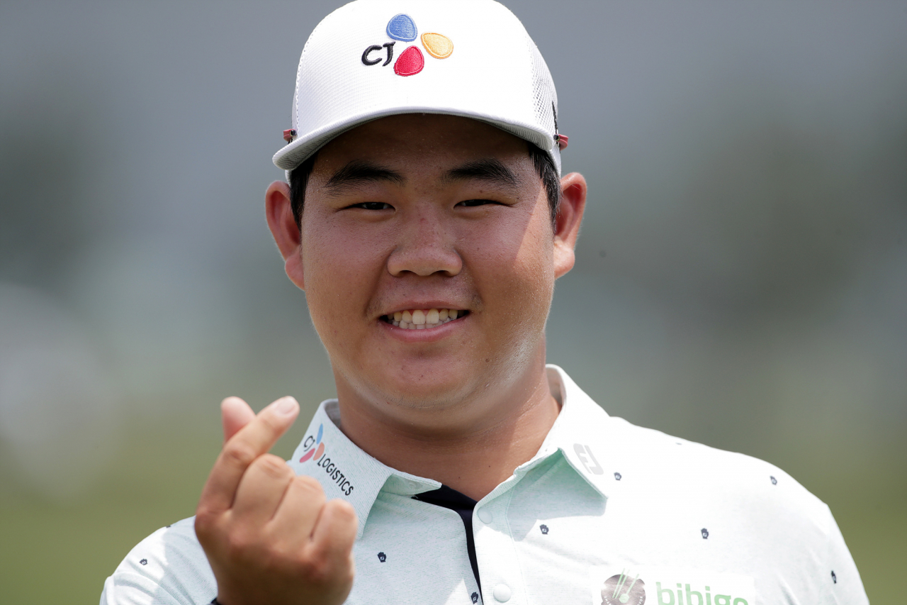 '무서운 10대' 김주형이 9일 군산CC 첫날 6언더로 2주연속 좋은 활약을 이어갔다./KPGA 제공