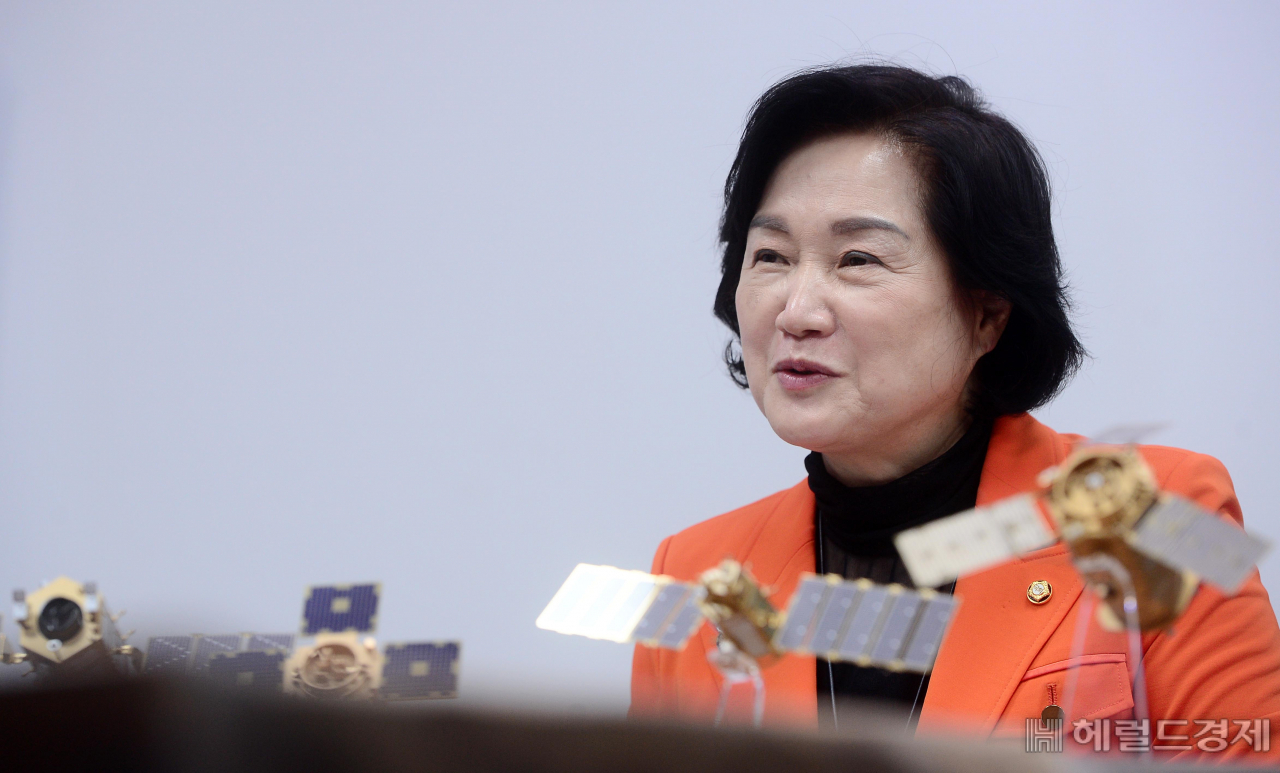 조명희 미래통합당 의원 [헤럴드경제=이상섭 기자 babtong@heraldcorp.com]