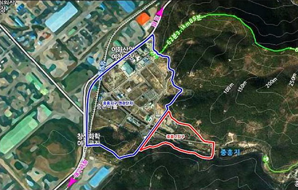 여수산단 중흥2지구 위치도.