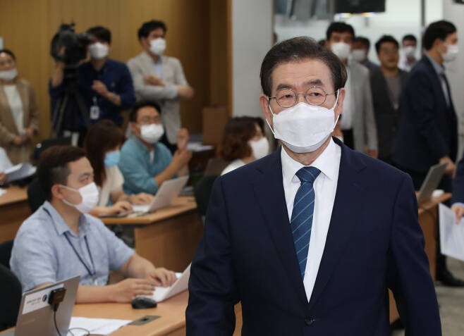 박원순 서울시장. [연합]