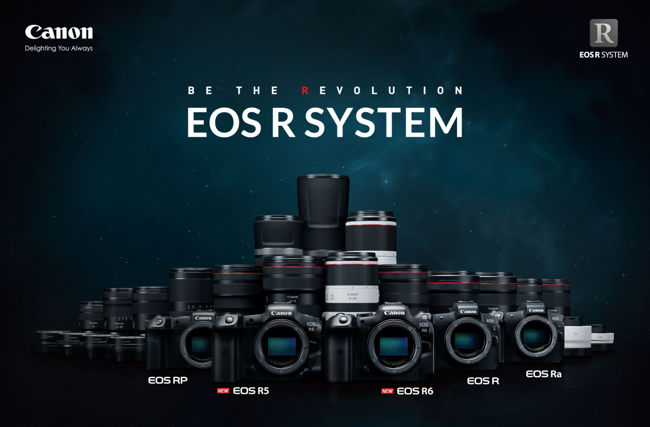 캐논 EOS R 시스템 전체 라인업