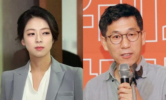 배현진 미래통합당 의원과 진중권 전 동양대 교수.[연합]