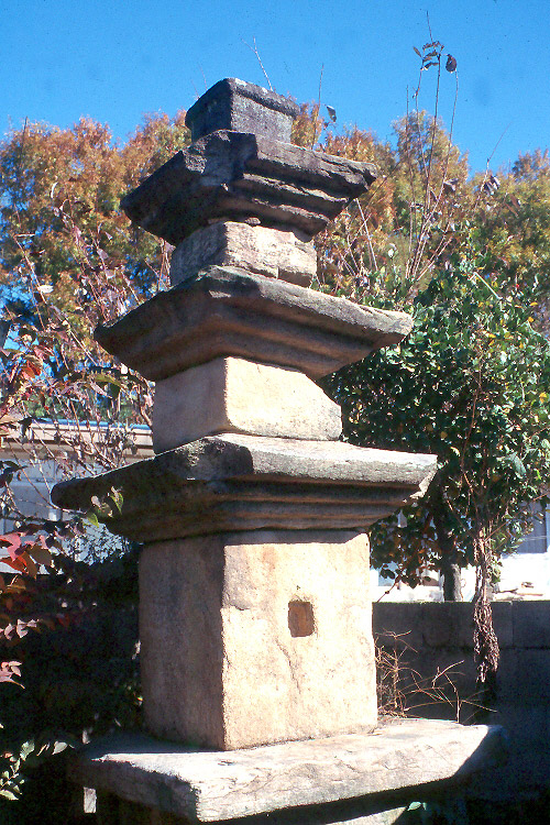 국가지정문화재 보물인 보안사 삼층석탑 [문화재청 제공]