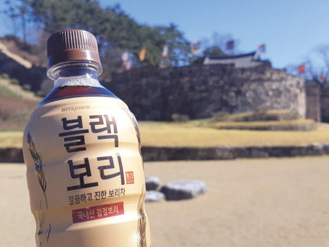 고창표 블랙보리 음료인 하이트진로 ‘블랙보리’ [고창군청]