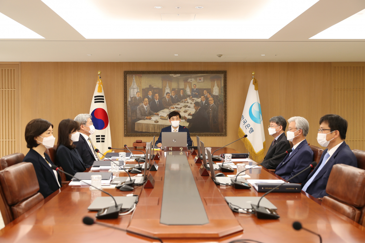 한국은행 금융통화위원회. 사진=한국은행