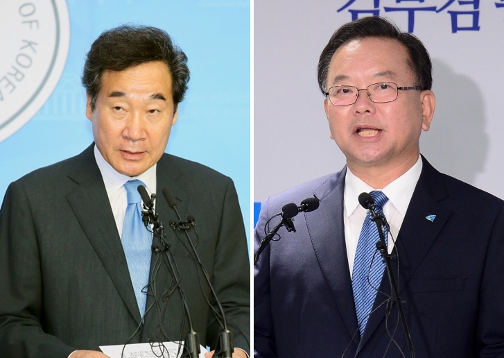 당권에 출마한 이낙연 의원과 김부겸 전 의원 [헤럴드경제 DB]