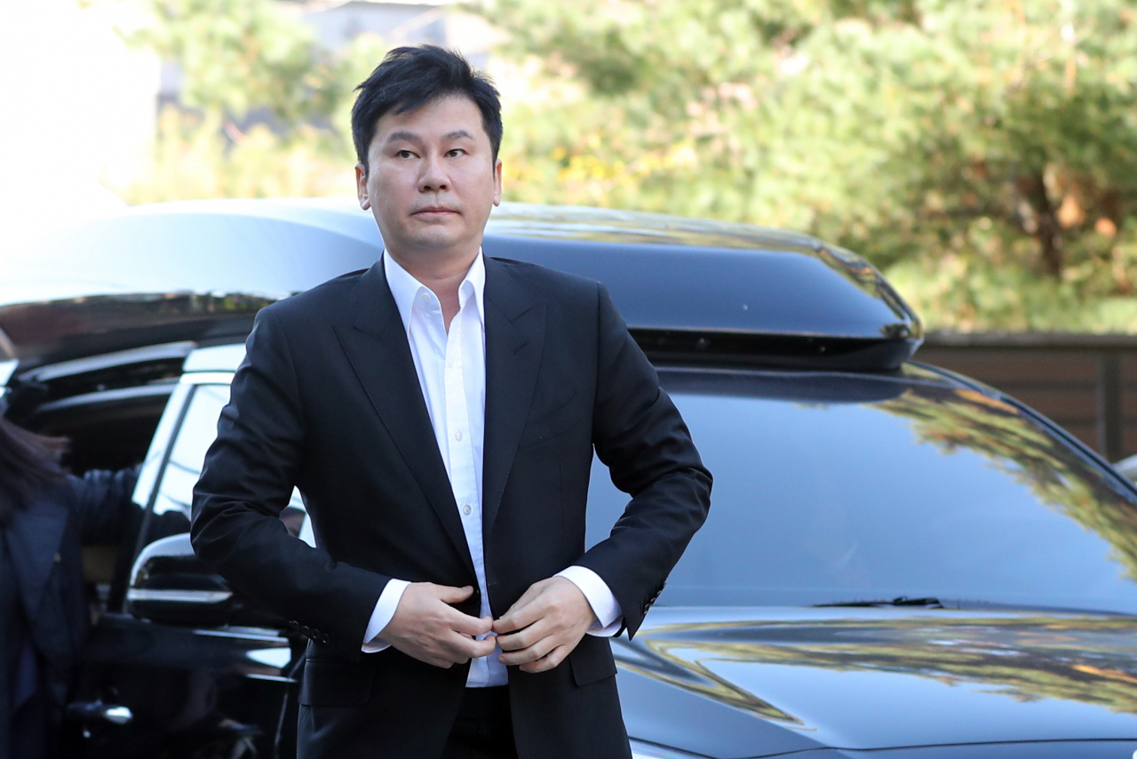 양현석 전 YG엔터테인먼트 대표 프로듀서. [연합]