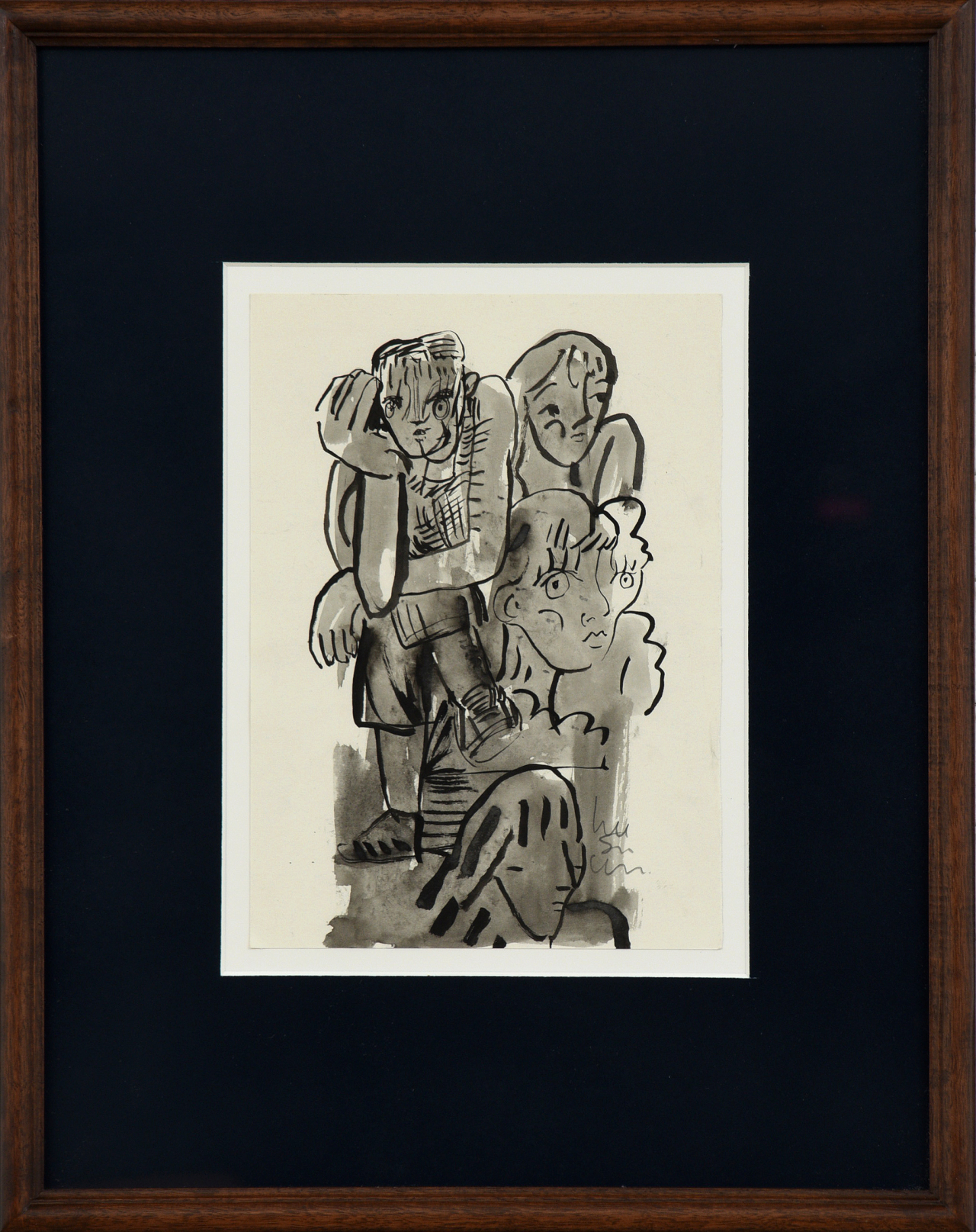 김희수, 무제, 종이에 수채, 53.5&times;49.5cm