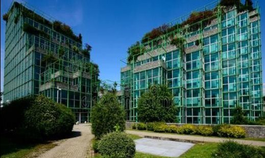 The exterior of ENI's headquarters in Milan, Italy. (JB Asset Management)