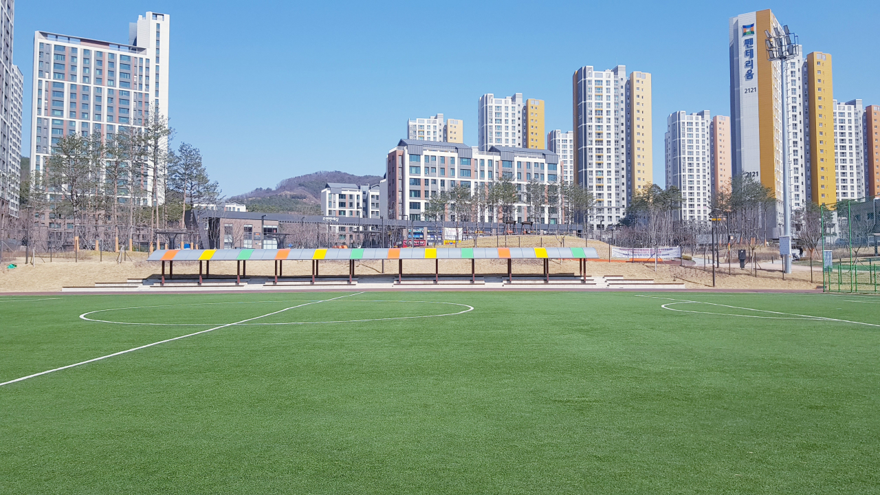 동탄호수공원 축구장. [화성도시공사 제공]